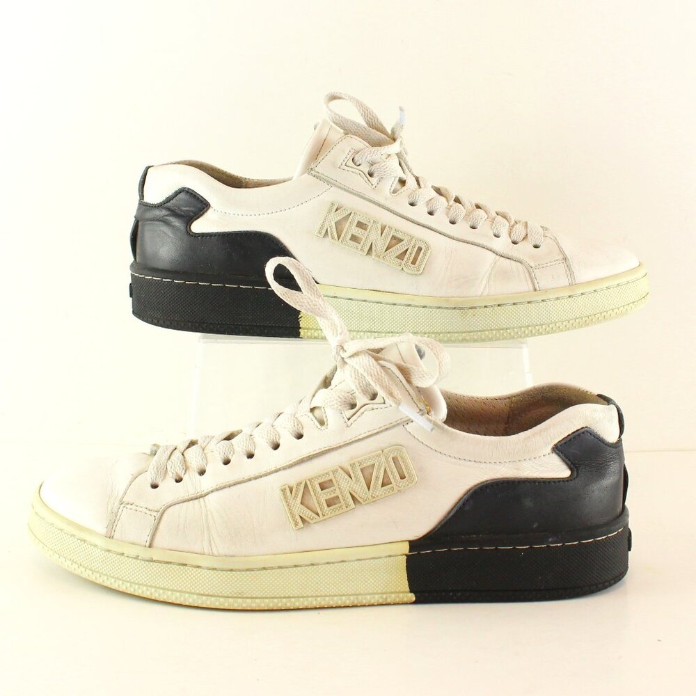 Kenzo Tennix Leather Sneakers Mens (Eu 39/Us 8) View 2